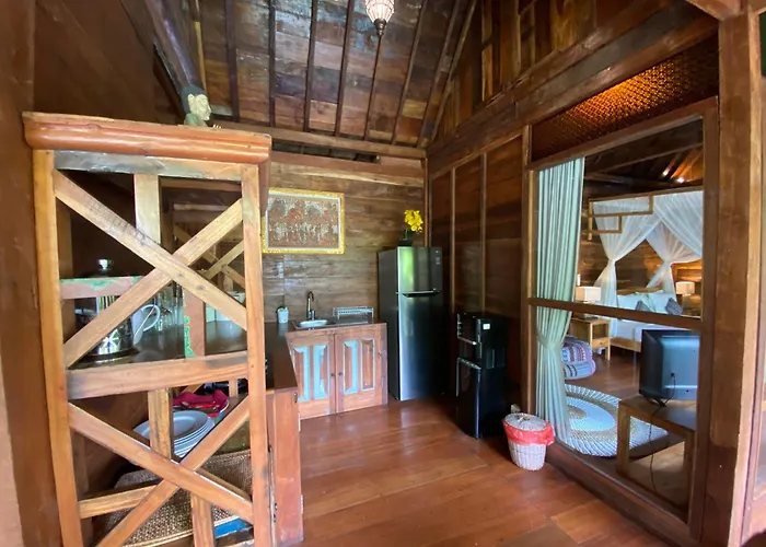 Maison d'hôtes Rumah Lumbung The Wooden House